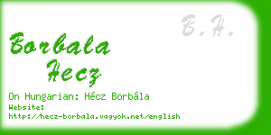 borbala hecz business card