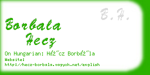 borbala hecz business card